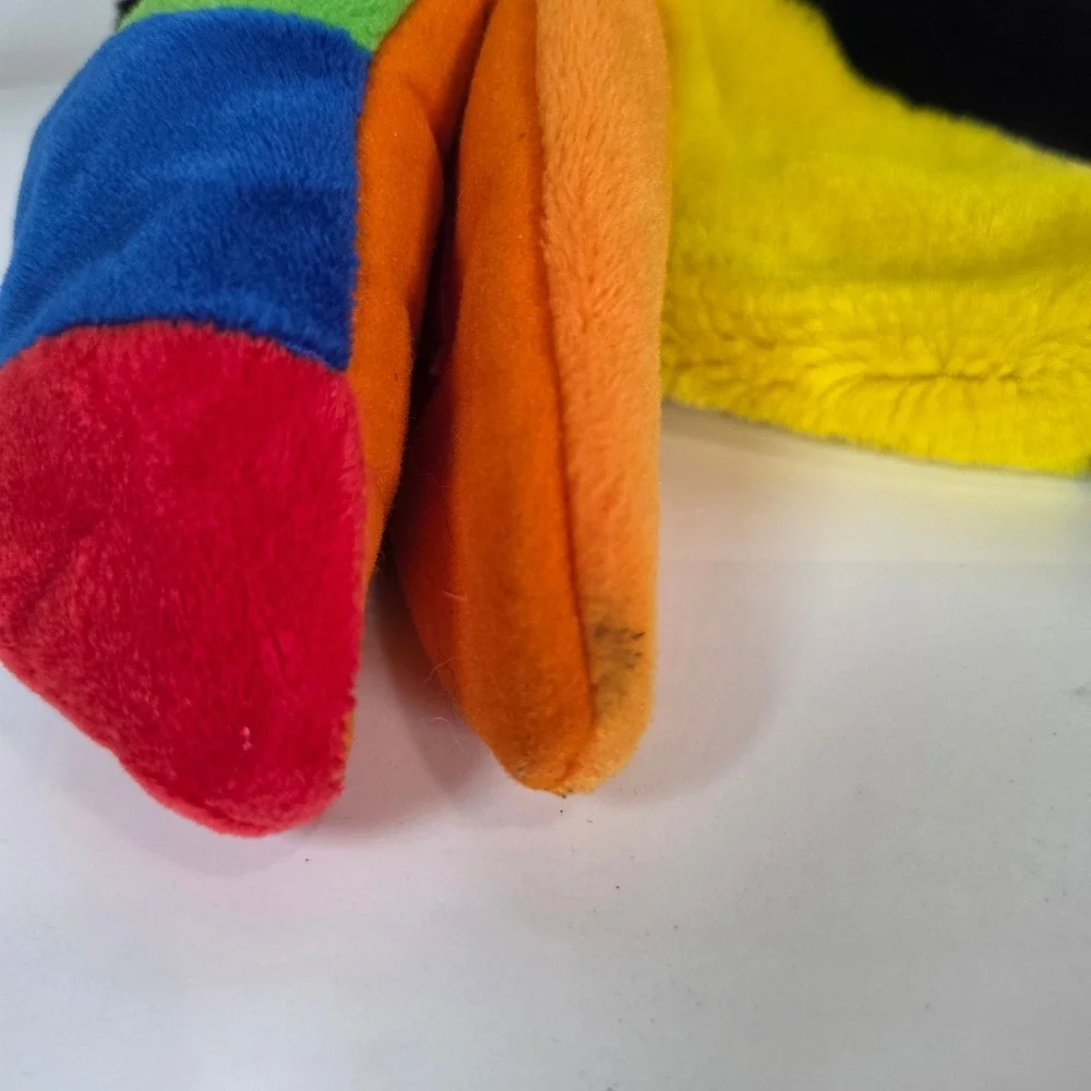 Aurora Toucan Hand Puppet Plush‎ Bird Black Rainbow Tropical Golf Club Cover 11